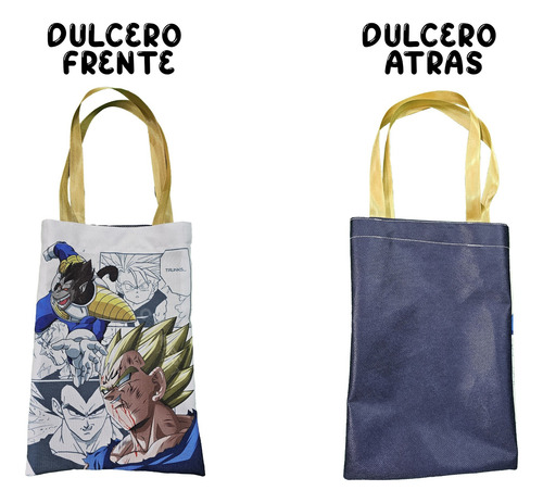 50 Dulceros Majin Vegeta Anime Fiesta Infantil Dragon Ball