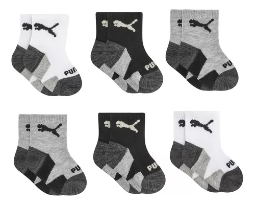 Pack de 6 calcetines tobilleros unisex para niños