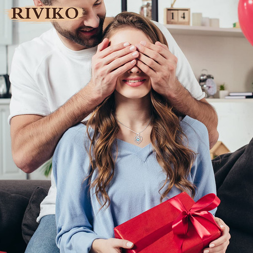 Riviko Collar Con Simbolo De Corazon Infinito Para Mujer, Pl