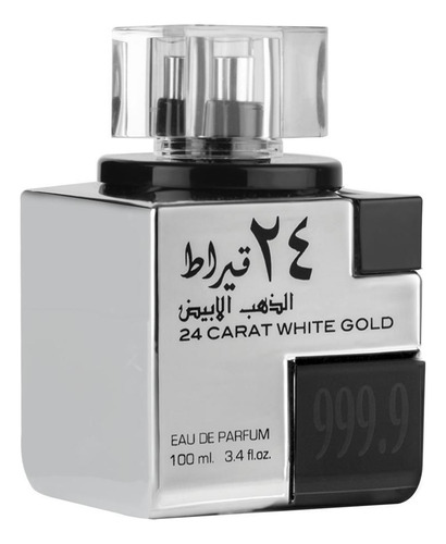Perfume Unisex Lattafa 24 Carat White Gold Edp 100 Ml