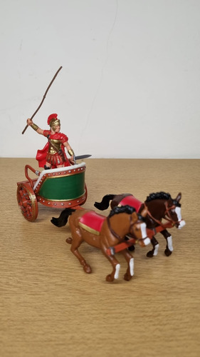 Soldaditos Dsg Britains Carroza Romana Biga Marrón Frente Verde