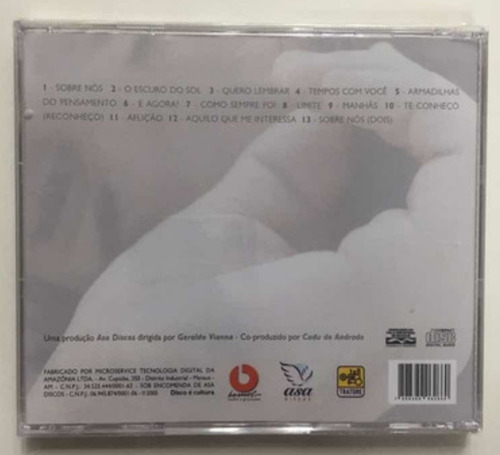 Cd - Cadu De Andrade - ( Não Me Acendo Só ) - Original