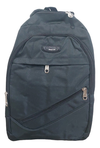 Mochila Bolso Morral Unisex Cierre Diagonal 8160 46x30x15cm