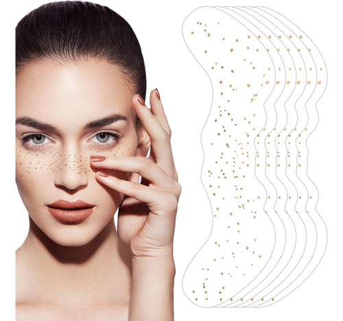 2 Set Brillo Facial Para Mujer,parche Facial Con Brillo 2x6