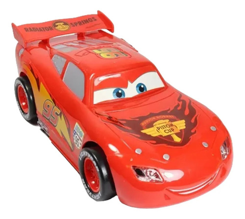 Cars Vehiculo Ruedas Libres Rayo Mcqueen 32cm +3 Disney Febo