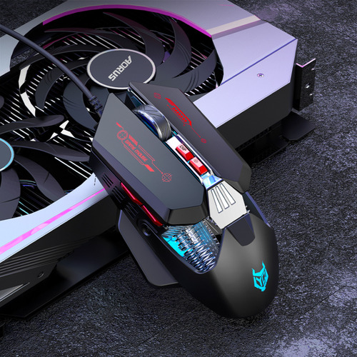 Ratón Para Juegos Con Cable Apayado T4 Con Iluminación Rgb C