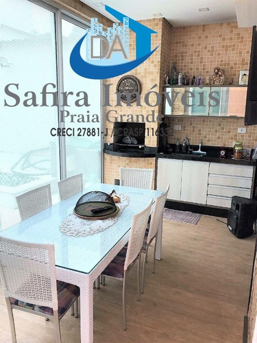 Excelente Casa De 04 Suítes, Com Piscina A Venda Em Um Dos Melhores Bairros De Praia Grand, O Canto Do Forte. - Ca00056 - 33663941
