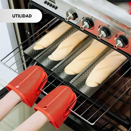 Molde Antiadherente 4 Baguettes Francesas