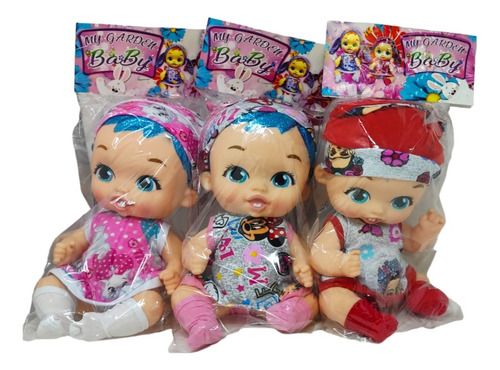 Muñeca Bebe Baby Con Sonido Peke Fusi Colors
