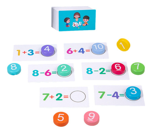 Tarjetas Didácticas De Suma Y Juegos De Matemáticas Ju