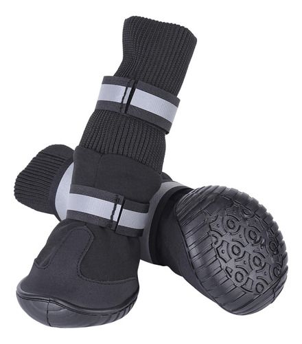 Juego De 4 Piezas De Botas Altas Reflectantes Impermeables