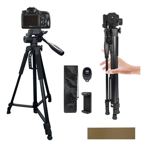 Trípode Para Cámara Profesional Con Control Bluetooth 160cm