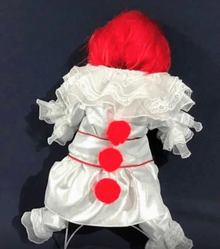 Traje Disfraz De Payaso Eso It Y Peluca Roja, Envio Gratis.