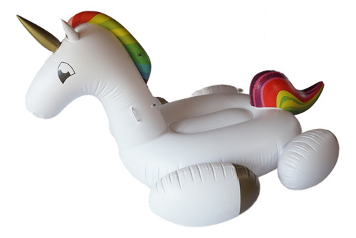 Inflable Alberca Gigante Flotador Unicornio Salvavidas
