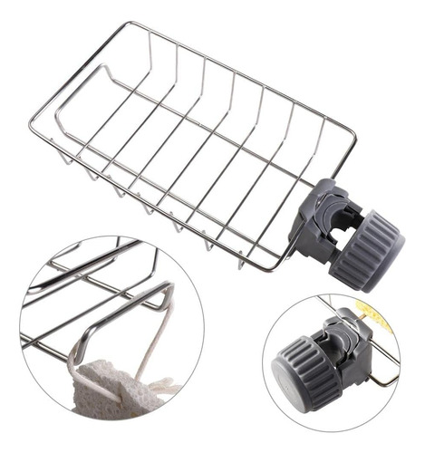 Soporte Para Esponja De Cocina Y Organizador De Jabón, Bande