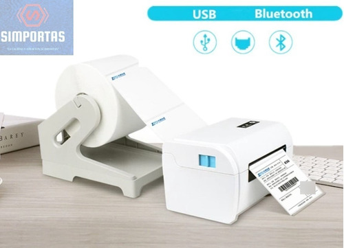 Impresora Termica Usb Bluetooth Portatil Barcode Con Base