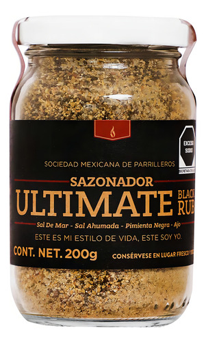 Sazonador Smp Ultimate Black Rub 200g