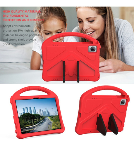 Capa Vermelha De Eva Para Blackview Oscal Pad 60 2022