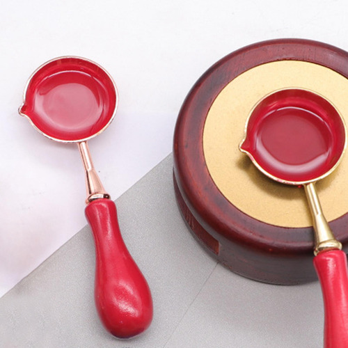 Cuchara Para Derretir Sellos De Estilo Vintage Para Rojo
