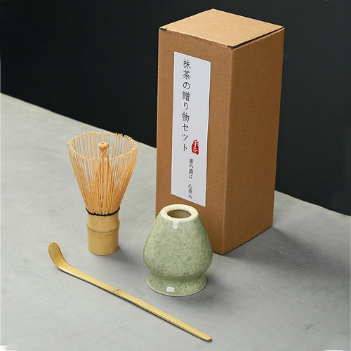 Matcha Wathisk Set Ceramics Batcher Matcha Verde De Mármol