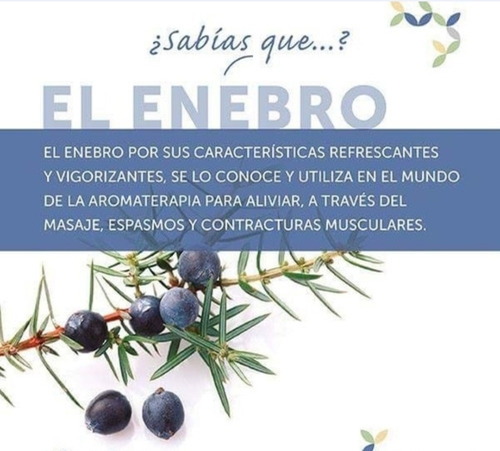 Just Esencia De Baño De Enebro X 50 Ml - Dolor Muscular