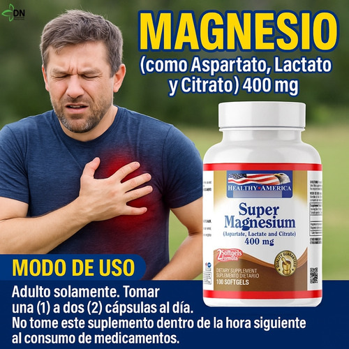 Super Magnesium 400mg 100 Softgel