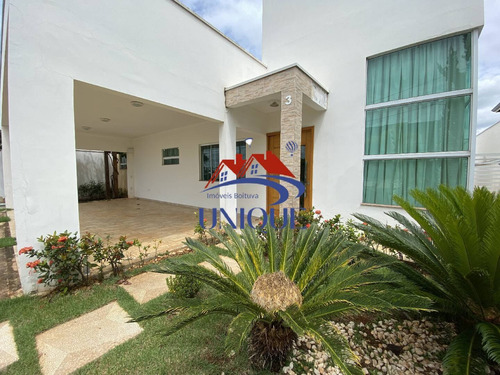 Imagem 1 de 15 de Casa Térrea Com 3 Suítes No Condomínio Porta Das Estrelas - 9