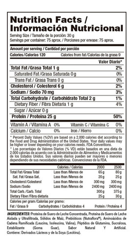 100% Whey Elite 5lbs Proteína - L a $30580