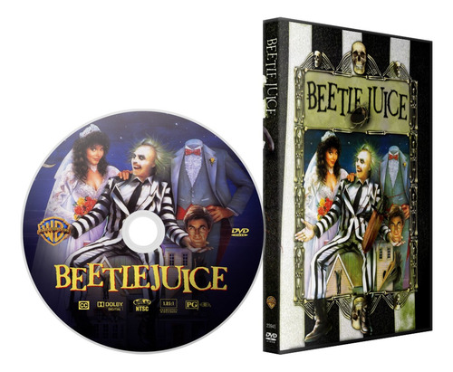 Beetlejuice 1 Y 2 (1988-2024) - El Super Fantasma - Dvd