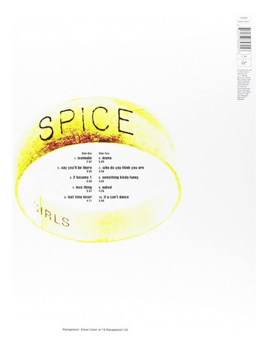 Spice Girls Spice - Alemania Vinilo Edición Limitada 10 Tema