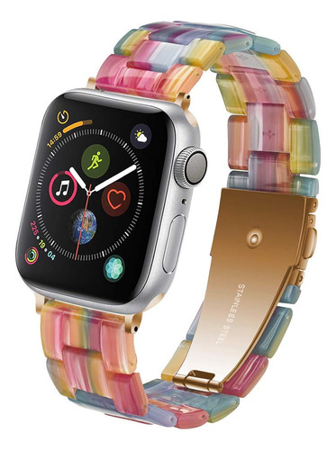 Correa De Reloj De Resina Para Apple Watch Series 4, 3, 2