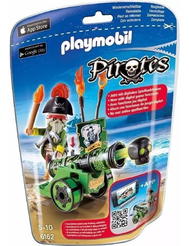 Playmobil 6162 Cañon Verde Capitan Pirata Interactivo Palerm