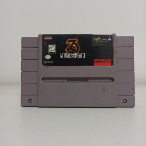 Mortal Kombat 3 - Super Nintendo - Snes - Físico Usado (Usado)