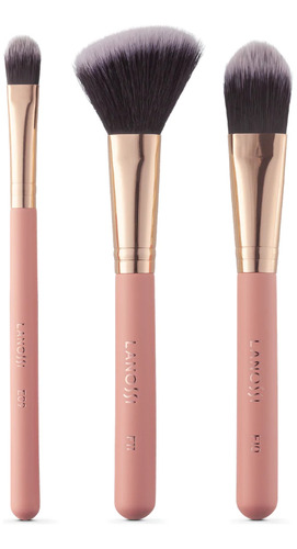 Imagen 1 de 3 de Pinceles Brochas De Maquillaje 3pzas Lanossi | Xenex |