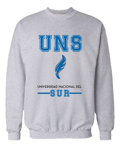 Buzo Cuello Redondo Universidad Nacional Del Sur Uns Unisex