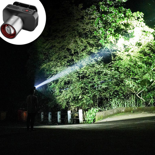 Linterna Led Rf, Linterna Brillante, Con Zoom, Recargable, 4