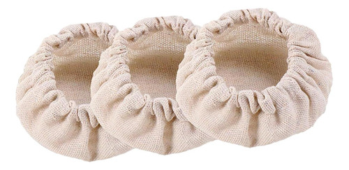 3 Piezas De Cubierta De Tela, Cubierta De Lino Para