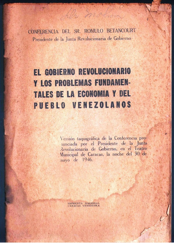 Gobierno Revolucionario Problemas Economia Venezolana