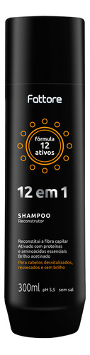 Fattore Shampoo Reconstrutor 12 Em 1 300ml