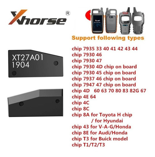 Súper Chip Xhorse  Transponder Universal Para Clonacion