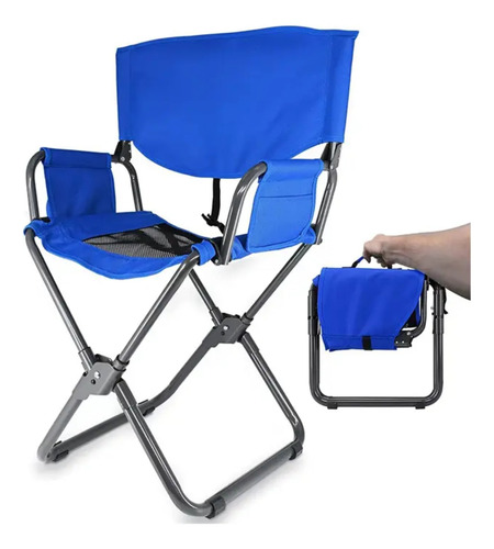 Sillon Plegable Compacto Reforzado 150 Kg Director Reposera