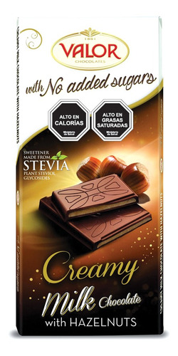 Chocolate Sin Azúcar Valor Mousse Variedades 100g