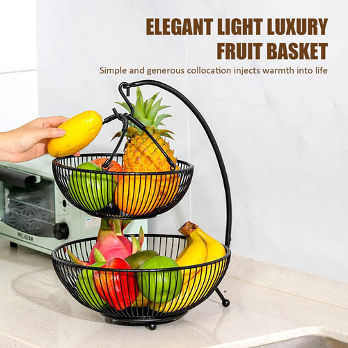Cesta De Almacenamiento De Frutas Organizador De Frutas Para