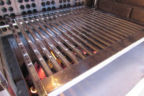 Grelha Em Inox Uruguaia Parrilha Para Churrasco 50cm Largura