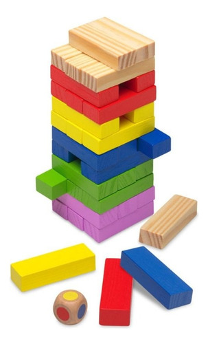 Block A Block De Madera En Caja De Metal Travel Size