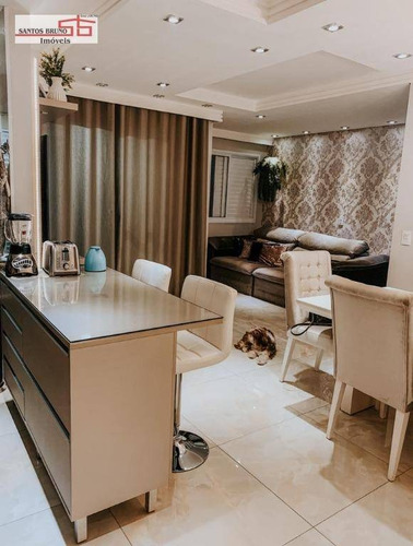 Imagem 4 de 23 de Oportunidade! Maravilhoso Apartamento Todo Mobiliado De 66m² 03 Dormitórios 01 Suíte Sacada E 02 Vagas De Garagem No Bairro Do Limão - Ap3716