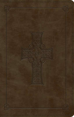 Libro Large Print Value Thinline Bible-esv-cross Design -...