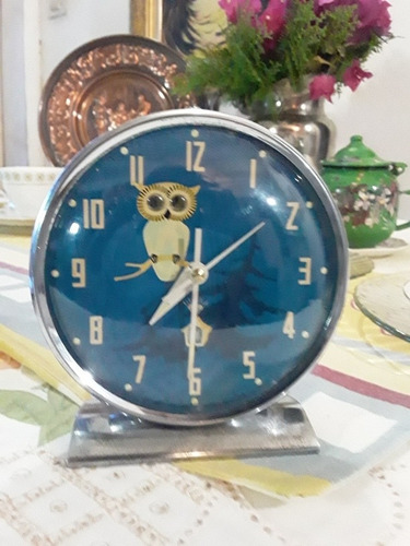 Reloj Despertador De Cuerda. Vintage Cc