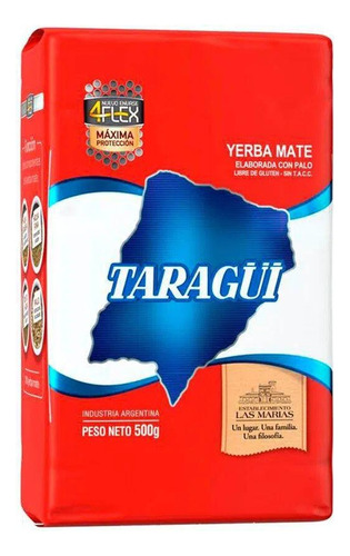 Yerba Mate Taragui, De 500gr. Producto Argentino