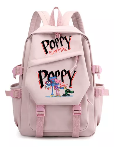 Novo jogo Poppy Playtime Mochila para meninos meninas cartoon mini